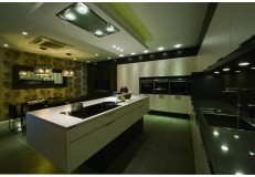 Lacquer kitchen cabinets