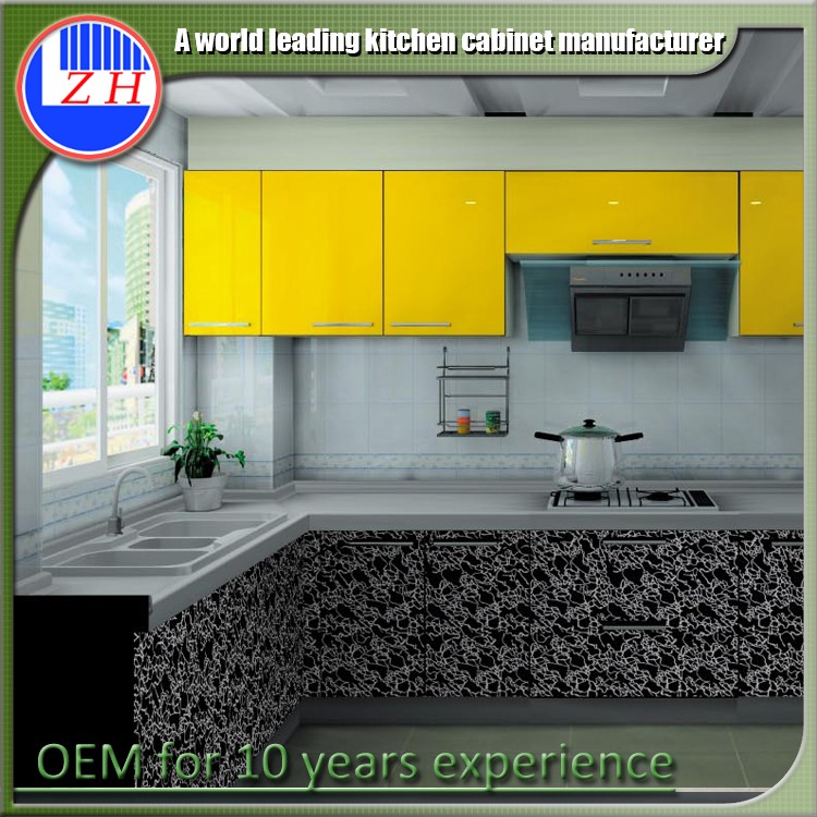 High Gloss Kitchen Cabinet Customized Kitchen Cabinets Sliding