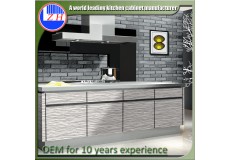 High gloss acrylic kitchen cabinets - DM9607