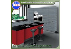 High gloss acrylic kitchen cabinets - DM9621