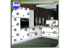 High gloss acrylic kitchen cabinets - DM9628