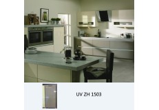 High gloss UV kitchen cabinets ZH1503 smoky grey