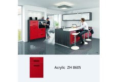 Modern acrylic wooden kitchen cabinet - ZH8605