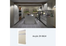 Modern high gloss laminate kitchen cabinet simple designs ZH8614