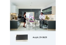 High gloss acrylic finish custom whole set kitchen cabinet ZH8629