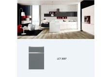 Semi gloss modern design kitchen cabinets LCT3007
