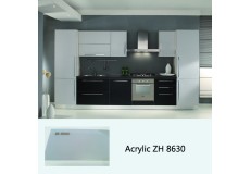 High gloss acrylic finish pearl ash whole set kitchen cabinet ZH8630