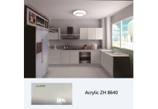 Modern high gloss acrylic commercial kitchen cabinet ZH8640