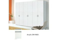 Home furniture high gloss acrylic laminate wardrobe cabinet ZH9603