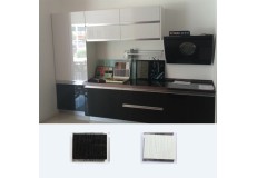 Australia standard UV high gloss modular kitchen cabinet ZH3921