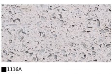 Kitchen cabinet quartz stone countertop single color 1116A