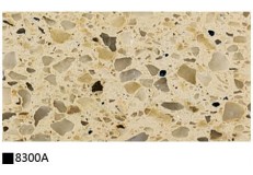 Kitchen cabinet quartz stone countertop double color 8300A