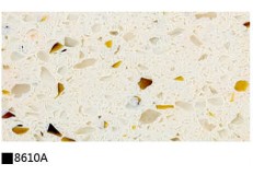 Kitchen cabinet quartz stone countertop double color 8610A