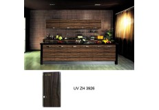 Australia Standard glossy wood grain kitchen cabinet ZH3926