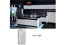 Australia standard glossy wood grain kitchen cabinet ZH3929