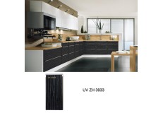 Australia standard glossy wood grain kitchen cabinet ZH3933