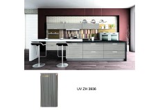 Australian standard glossy wood grain kitchen cabinet ZH3936