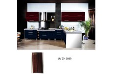 Australian standard glossy wood grain kitchen cabinet ZH3939
