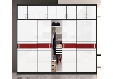 Four sliding door wardrobe closet for Australia market