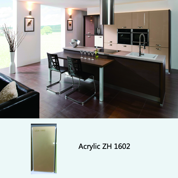 high gloss acrylic kitchen cabinets ZH1602