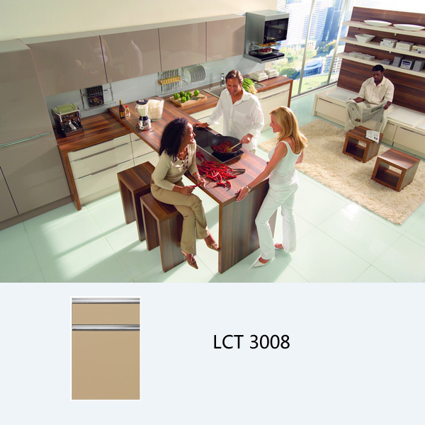 mdf plywood wooden kitchen cabinet LCT3008