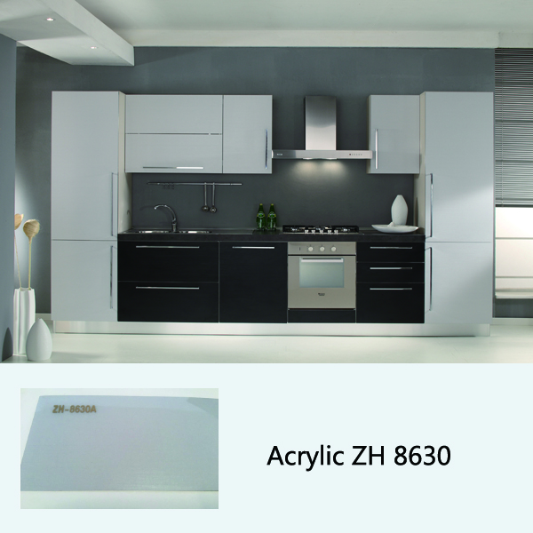 high gloss acrylic kitchen cabinet ZH3930