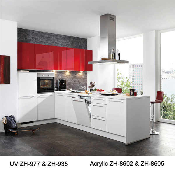 Ready made simple china kitchen cabinet design ZH935