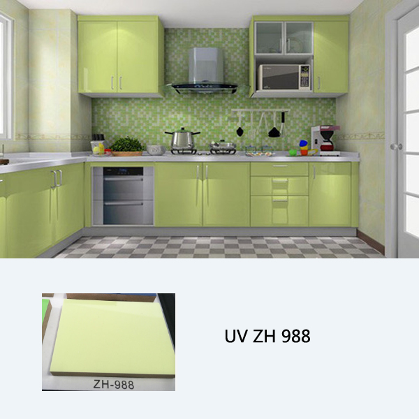 Australia standard modern high gloss kitchen cabinet ZH988