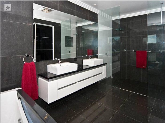 custom mirror bahroom vanity sets