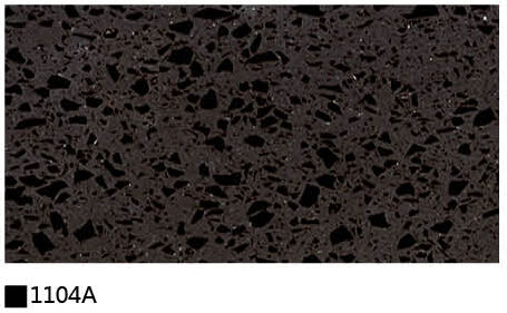 Kitchen cabinet quartz stone countertop single color 1104A