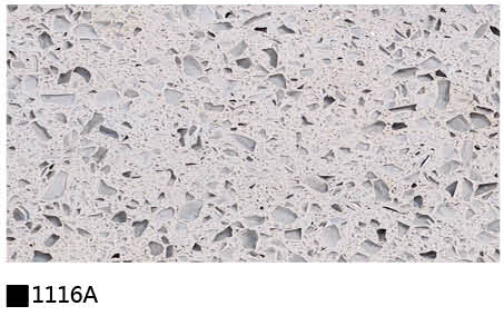 Kitchen cabinet quartz stone countertop single color 1116A