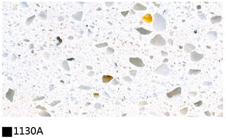 Kitchen cabinet quartz stone countertop single color 1130A