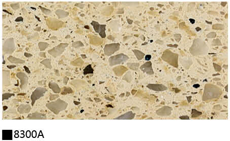 Kitchen cabinet quartz stone countertop 8300A