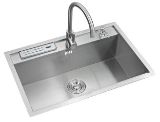 stainless steel single bowl kitchen cabinet sink