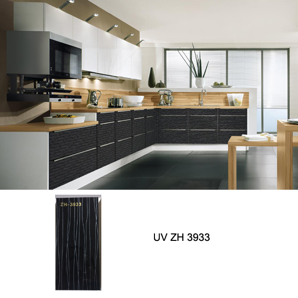 Australia standard UV high gloss woode grain kitchen cabinet ZH3930  Australia standard UV high gloss woode grain kitchen cabinet ZH3933