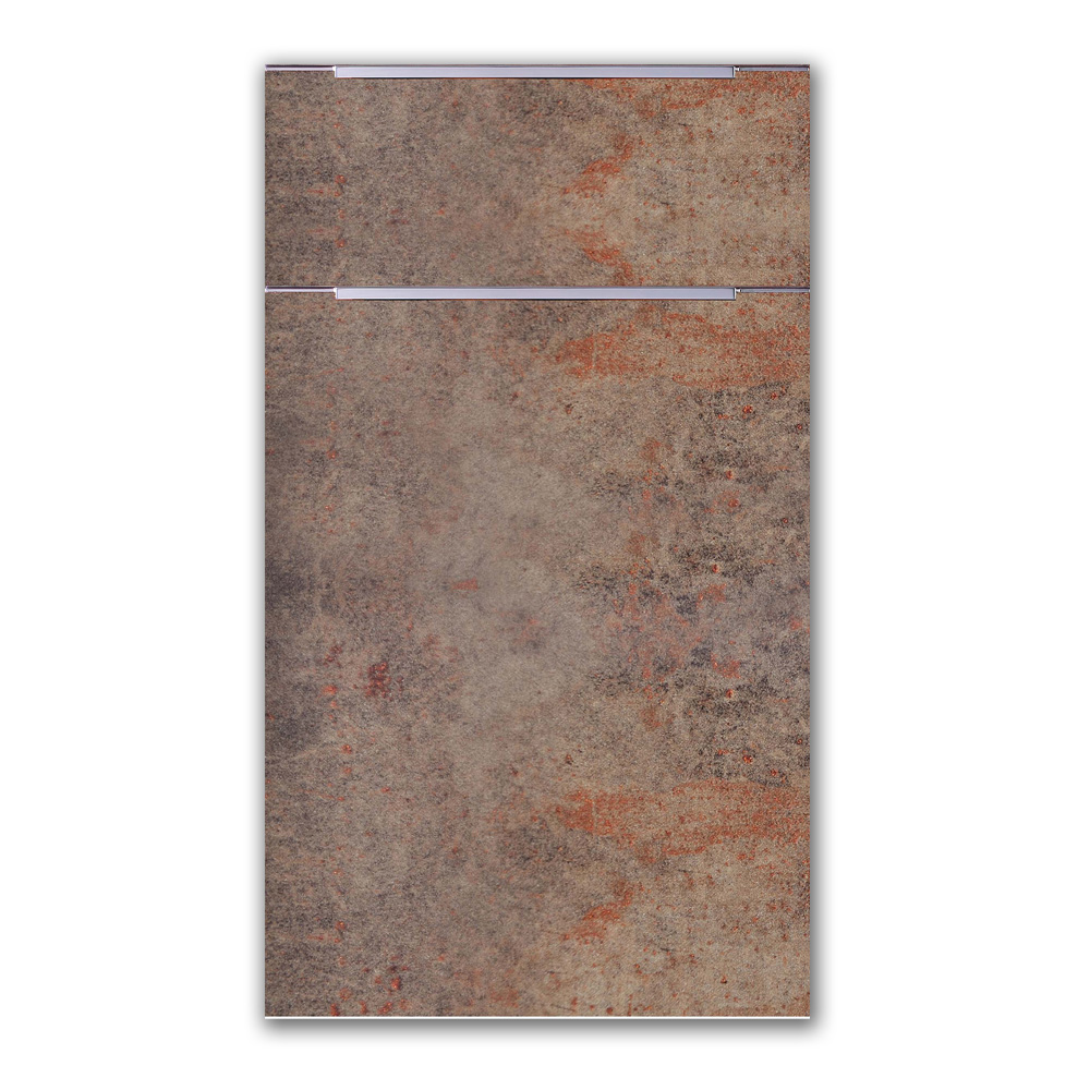 high glossy uv kitchen cabinet door marble color ZH-1708